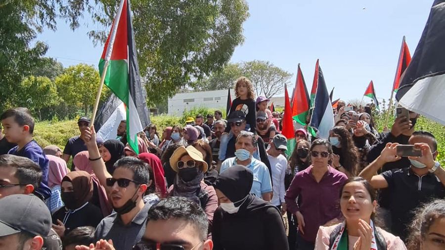 الجماهير العربية في البلاد تحيي ذكرى يوم النكبة تزامناً مع احتفال اسرائيل بيوم استقلالها